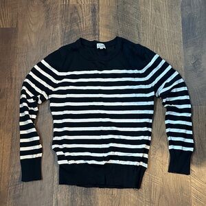 Striped Black and White Women’s Sweater